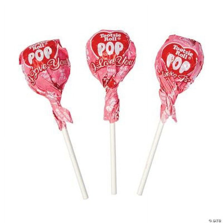 Tootsie Roll® Pops® Valentine Candy, 17 Pieces, Suckers & Lollipops | Walmart (US)
