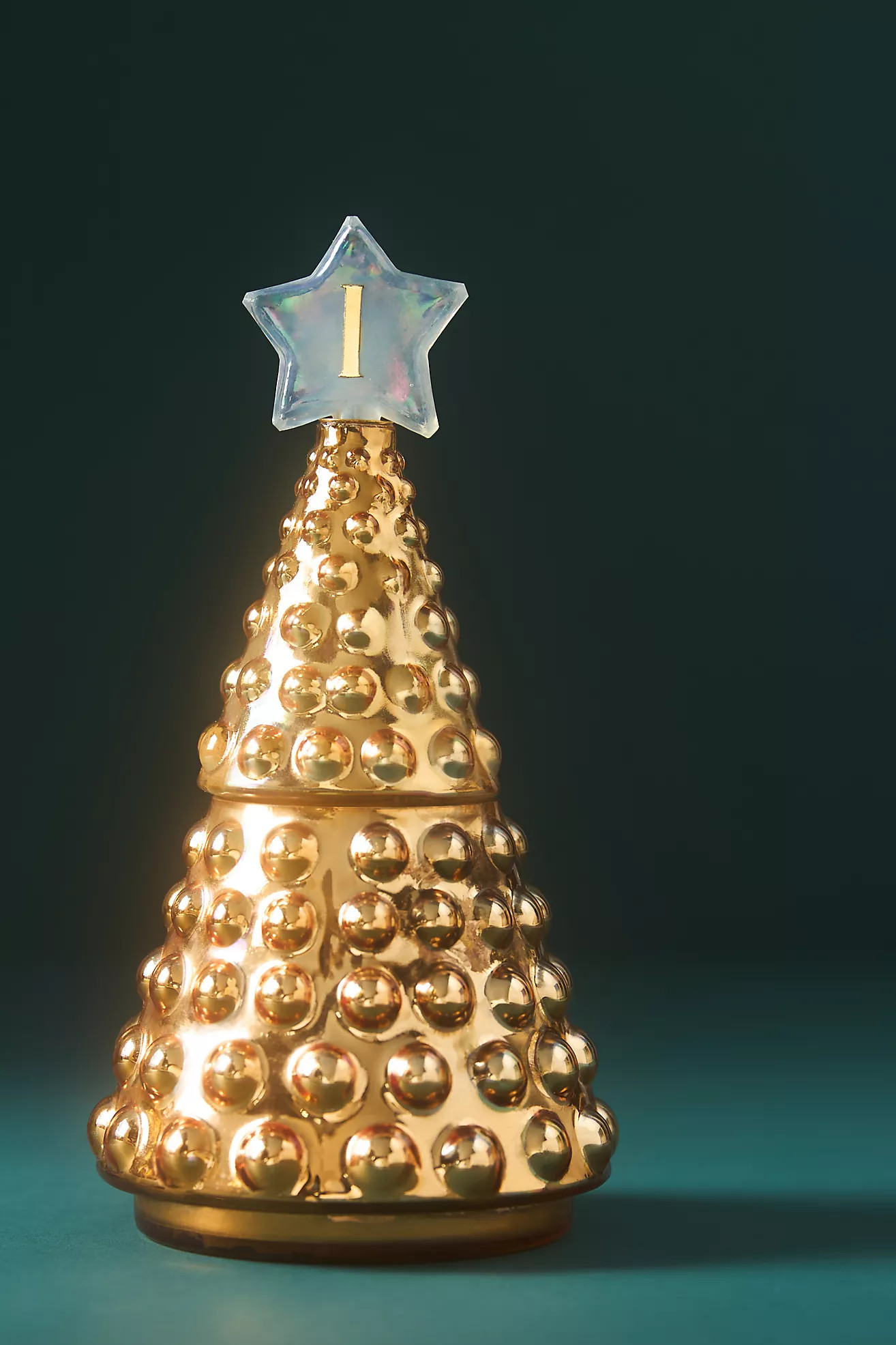 Monogram Tree Woody Fresh Balsam & Cedarwood Glass Jar Candle | Anthropologie (US)