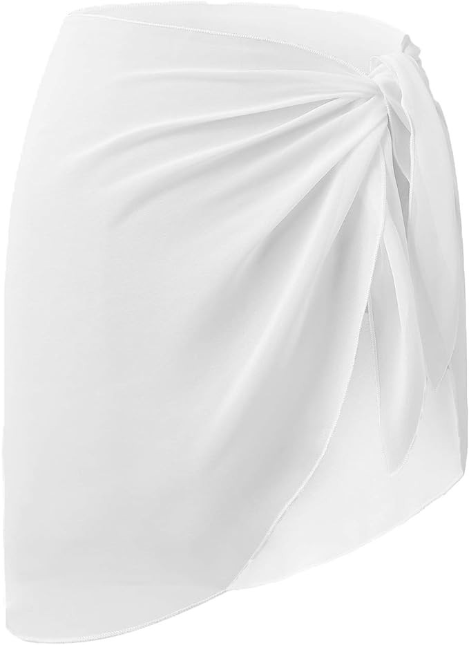 CARDYDONY Women's Swimsuit Cover Up Sarong Bikini Swimwear Beach Cover-Ups Wrap Skirt | Amazon (US)