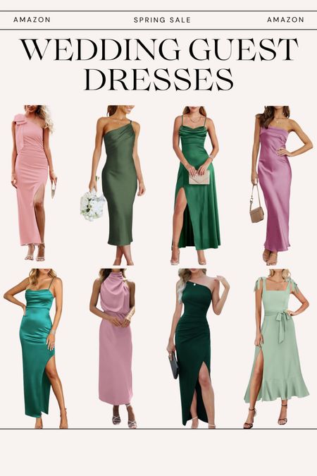 Wedding guest dress, satin dress, amazon dress, amazon wedding guest dress, formal dress, cocktail dress, maxi dress, midi dress, Amazon dresses

#LTKwedding #LTKsalealert #LTKSeasonal