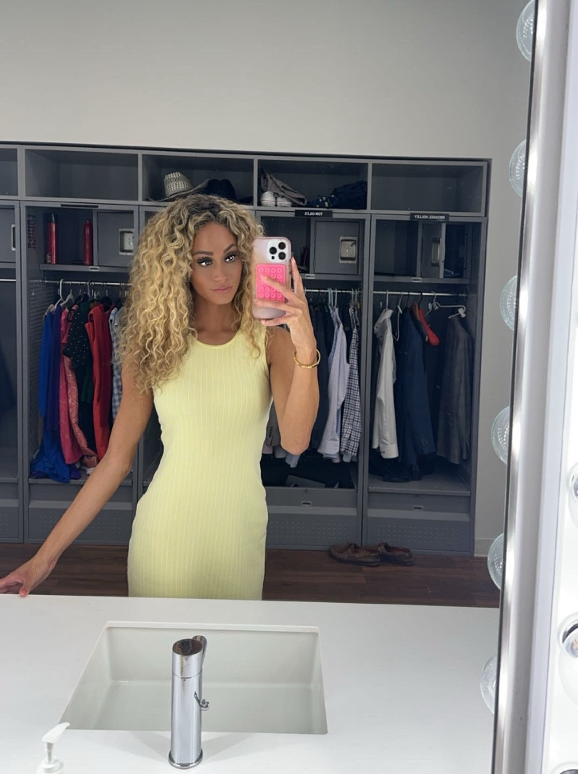 Threw on this gorgeous, summery, bright yellow dress for tv last night. You can dress it up for something formal or dress it down, for something casual. LOVED💛

#LTKBeauty #LTKStyleTip #LTKSeasonal