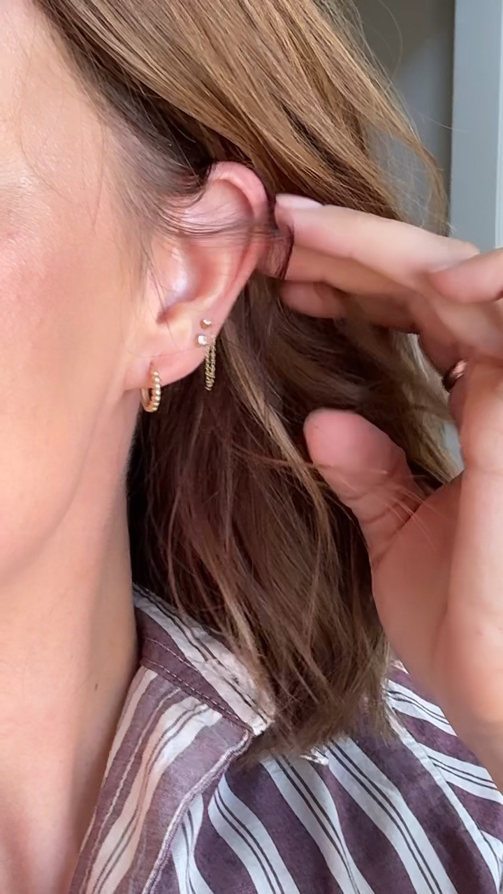 Loving my ear stack right now… comfiest chic nap earrings that don’t irritate my ears. I’ve had these in all summer!

#LTKdayinmylife #LTKBeauty