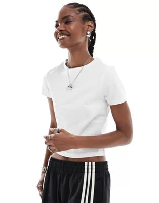 COLLUSION fitted t-shirt in white | ASOS (Global)