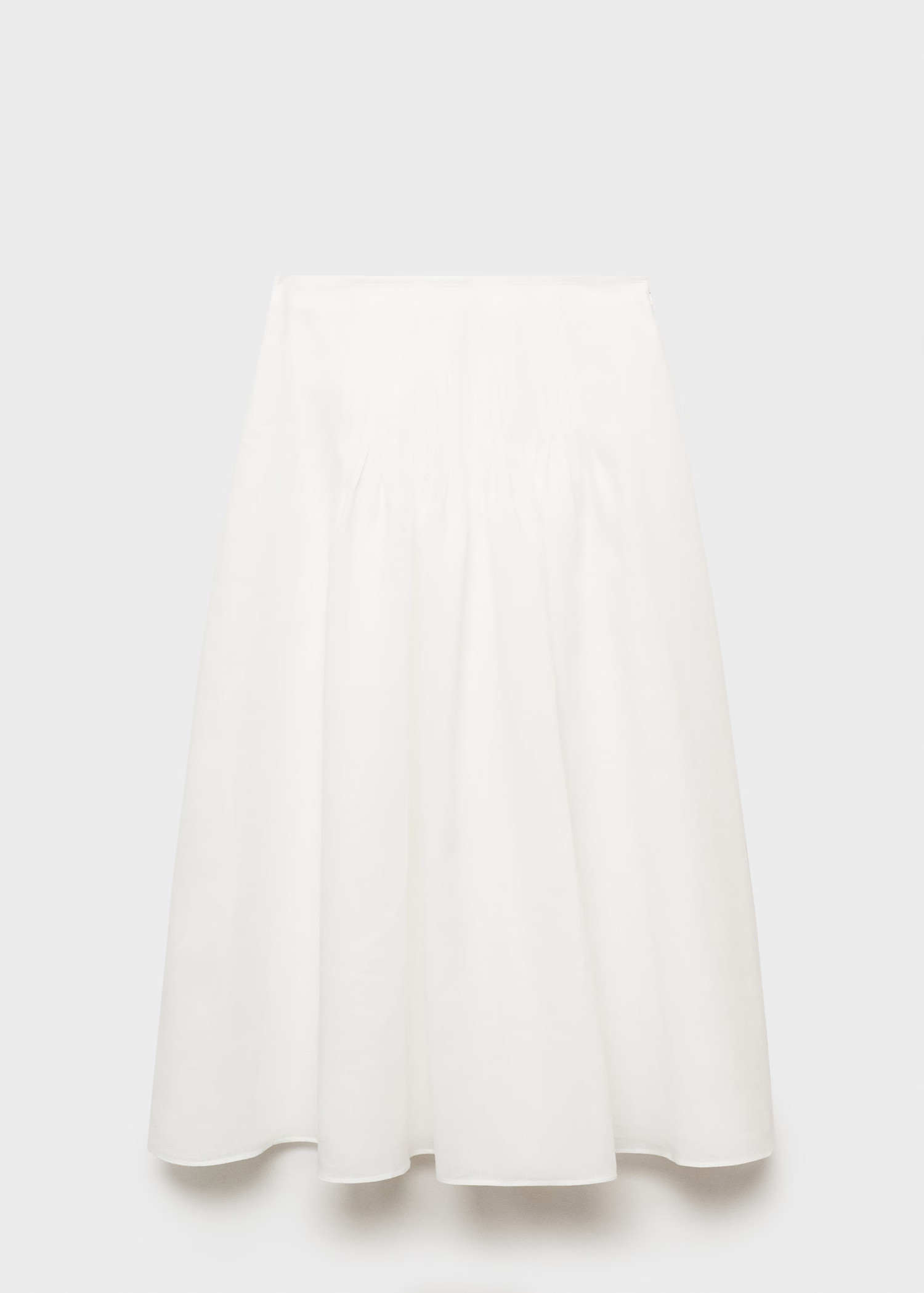 Ramie pleated skirt - Women | MANGO United Kingdom | MANGO (UK)