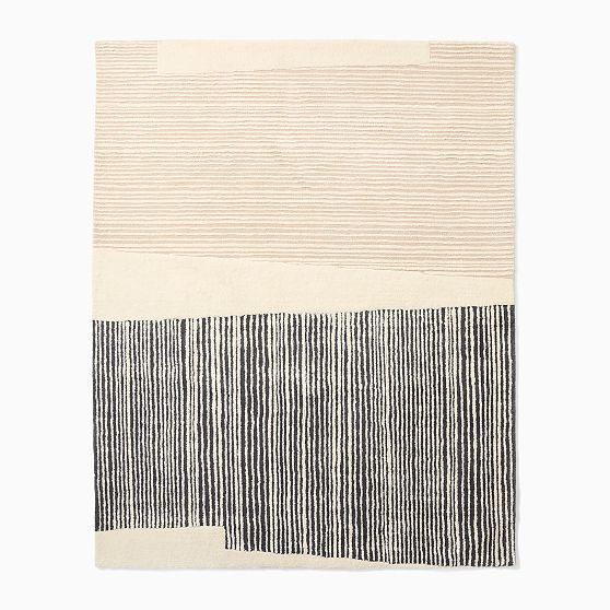 Durban Tufted Wool Rug, 9x12, Charcoal | West Elm (US)