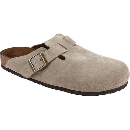 Women s White Mountain Bari Buckle Clog Taupe Suede 10 M | Walmart (US)