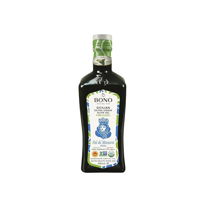 Bono Val di Mazara Sicilian PDO Organic Extra Virgin Olive Oil, 16.9 Fl Oz | Amazon (US)