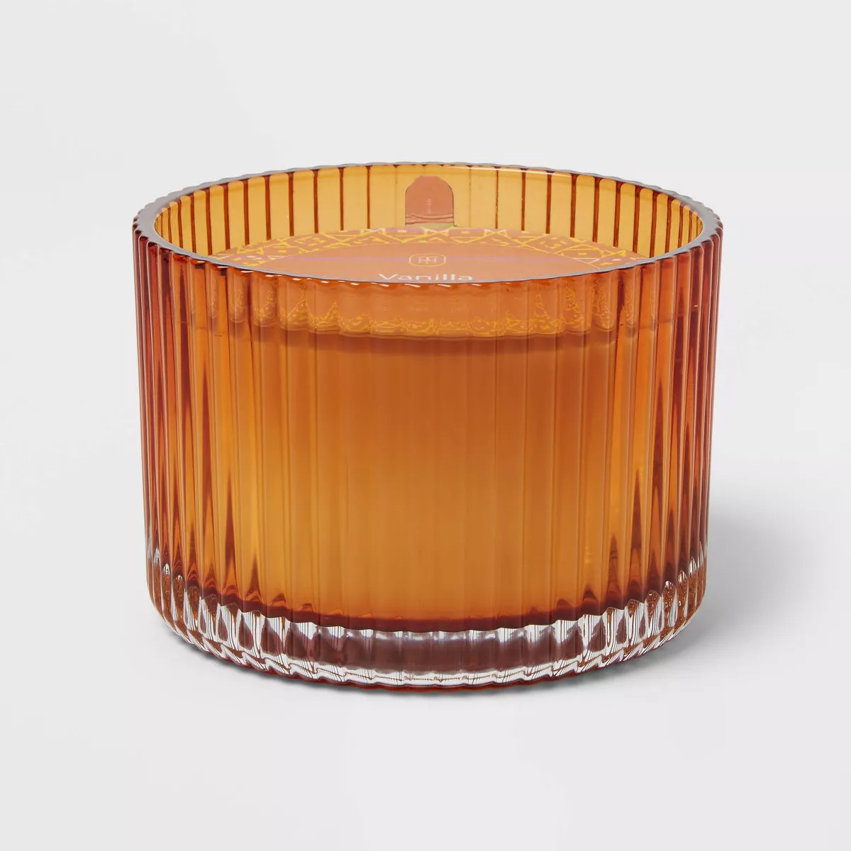 2 Wick Ribbed Glass Candle 13oz - Threshold™ | Target