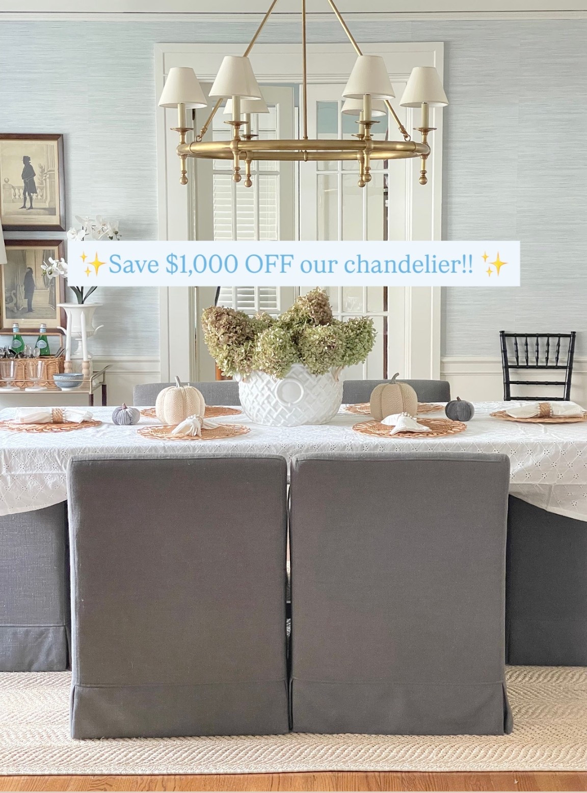 Wow!! This is the lowest price I’ve seen our brass ring dining room chandelier!! 🤩🙌🏻 Save $1,000 & score free shipping with code: SHIP89

#LTKHome #LTKSaleAlert #LTKHoliday