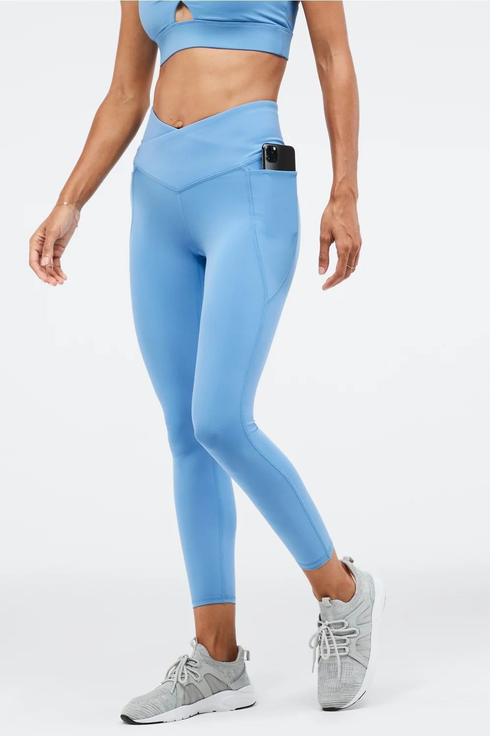 High-Waisted PureLuxe Crossover 7/8 | Fabletics