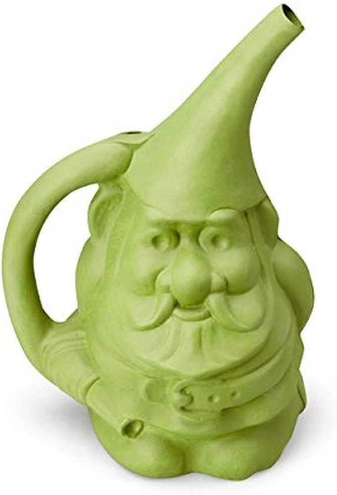 Novelty 30901 Gnute The Gnome Watering Can, Moss Green | Amazon (US)