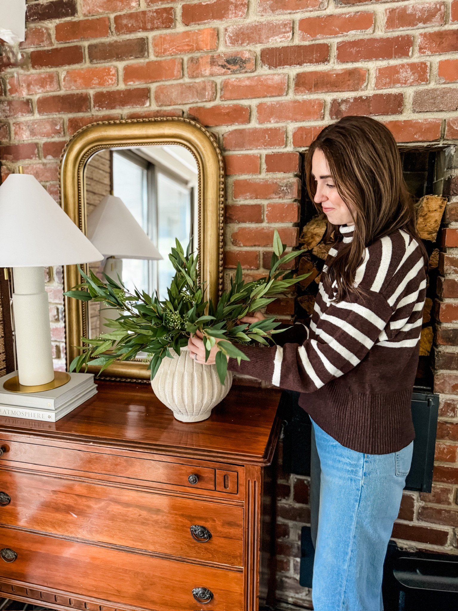 New Target sweater! Only $25 and available in other colors as well. It is so cozy and comfy!

Turtleneck, women’s fashion, target finds, target fashion, brown sweater, women’s striped sweater, affordable fashion, budget friendly fashion, budget friendly clothing, home decor, ceramic vase, carved flower vase, flower pot, faux stems, artificial branches, willow leaf stems, home refresh, living room

#LTKhome #LTKstyletip #LTKfindsunder50