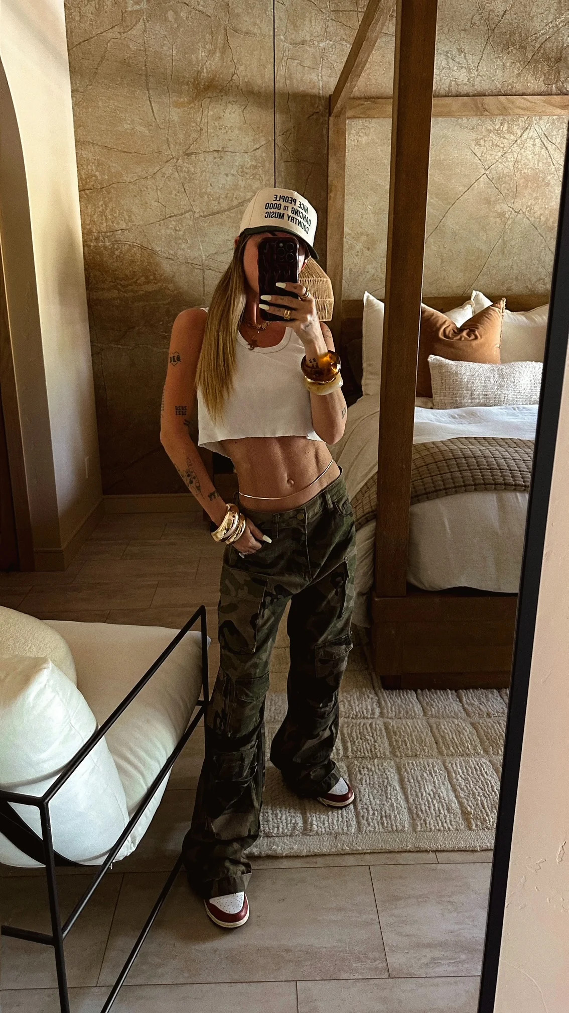 Lightweight Desert Camo Cargo Pants | Jagger and Cash