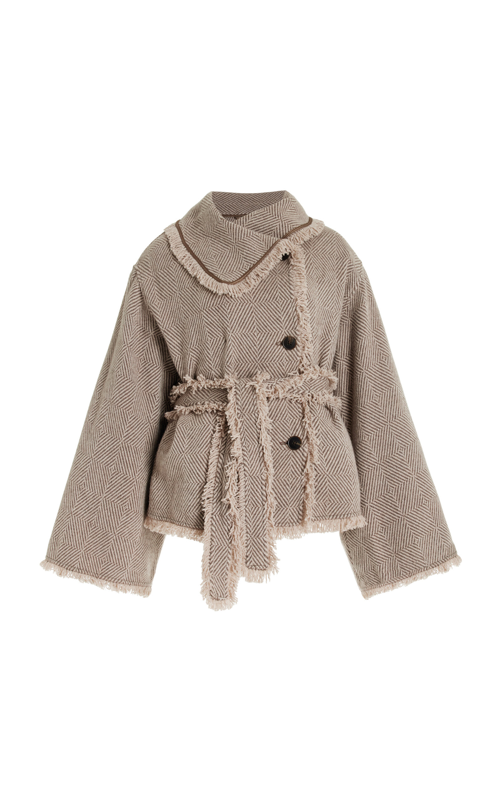 Irissa Fringed Wool-Blend Jacket | Moda Operandi (Global)