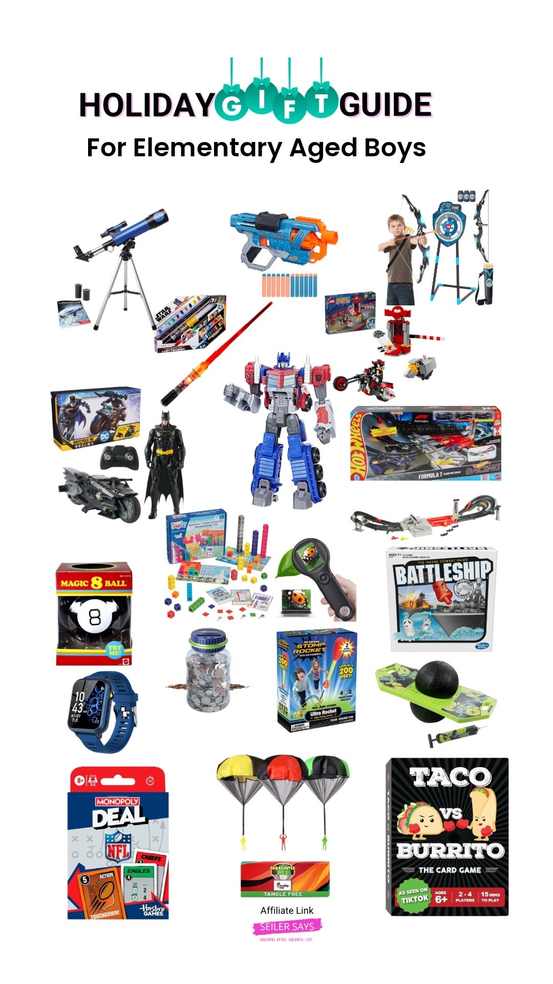 2025 Holiday & Christmas Gift Guide. Boys (& girls) elementary aged who like to play, create, and be active will love receiving any of these presents for Christmas!🎁

#LTKKids #LTKHoliday #LTKGiftGuide