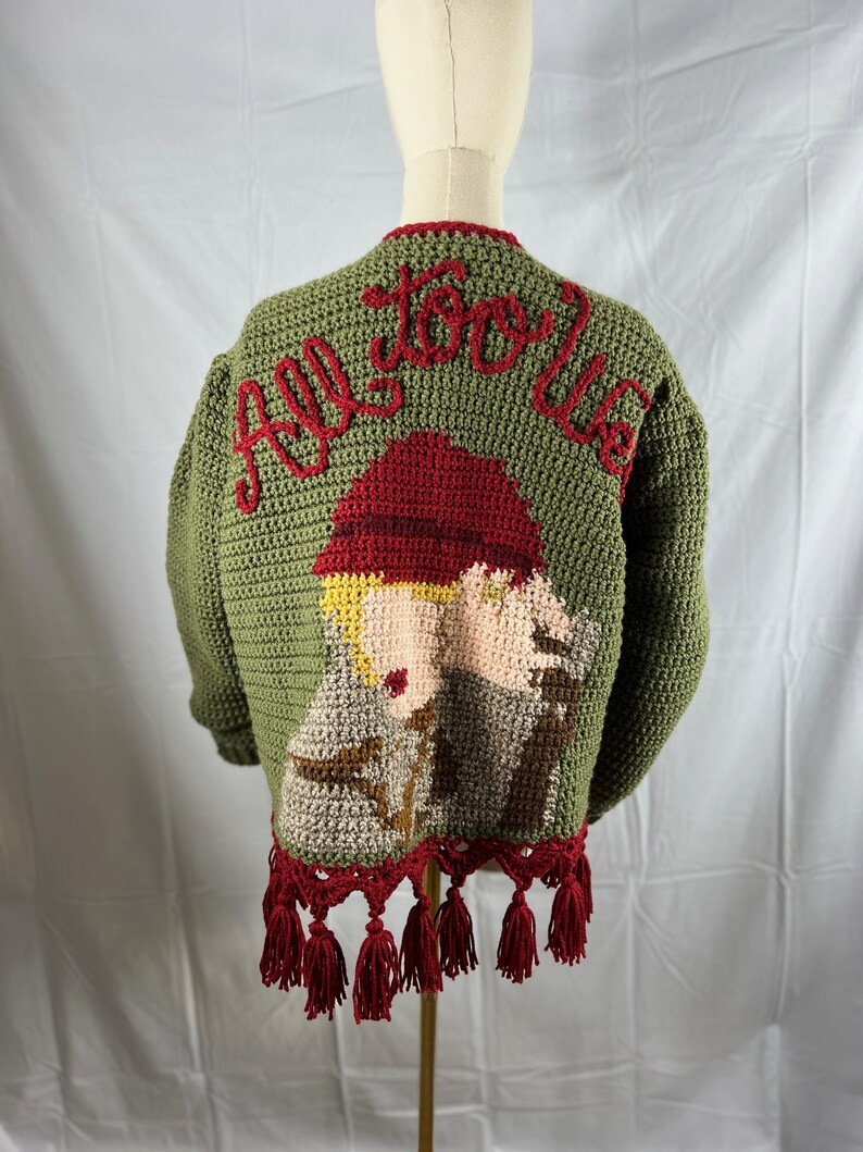 Taylor Swift All Too Well Handmade Cardigan Size M/L Crochet - Etsy | Etsy (US)