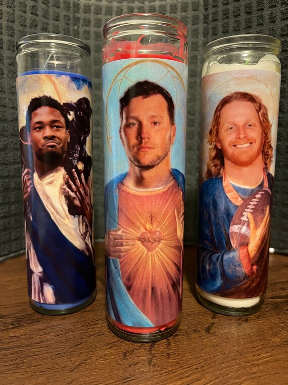 Buffalo Bills Prayer Candle holy Trinity Set: | Etsy | Etsy (US)