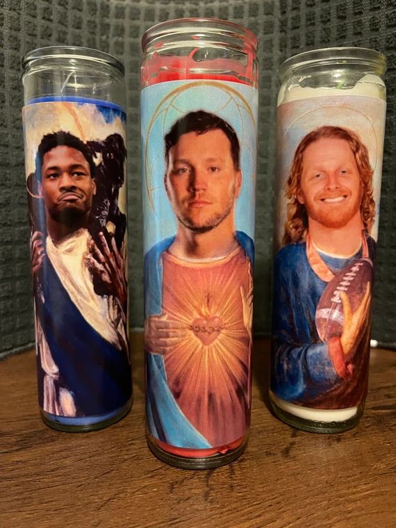 Buffalo Bills Prayer Candle holy Trinity Set: | Etsy | Etsy (US)