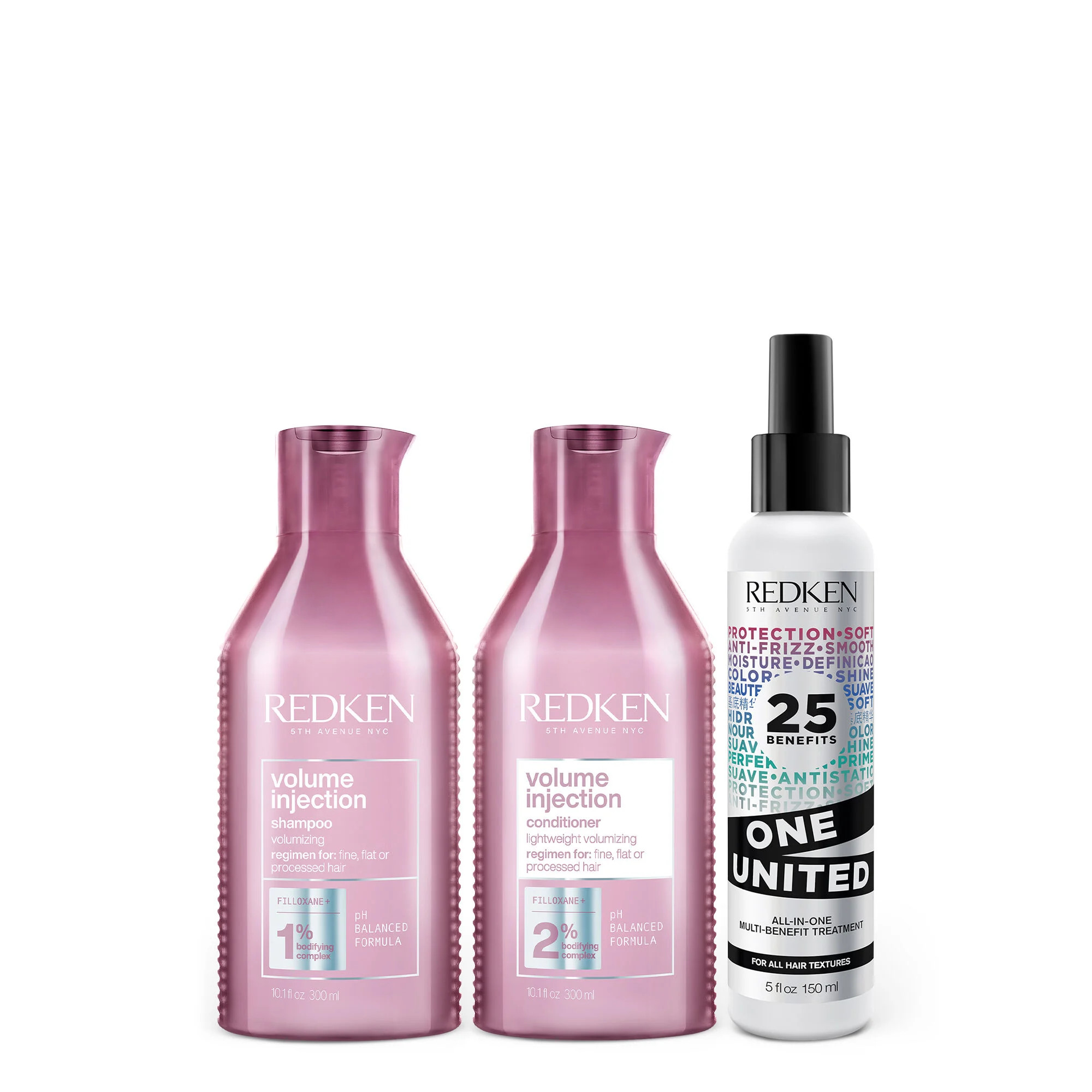Redken Volume Set: Shampoo, Conditioner & Leave-In | Redken