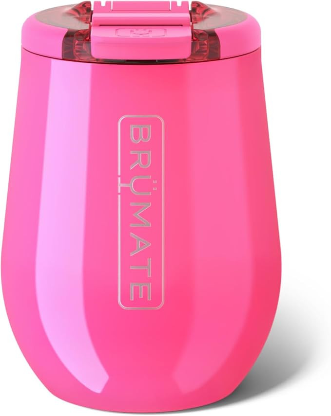 BrüMate Uncork'd 14oz 100% Leakproof Insulated Wine Tumbler | Locking Lid | Insulated Stainless ... | Amazon (US)