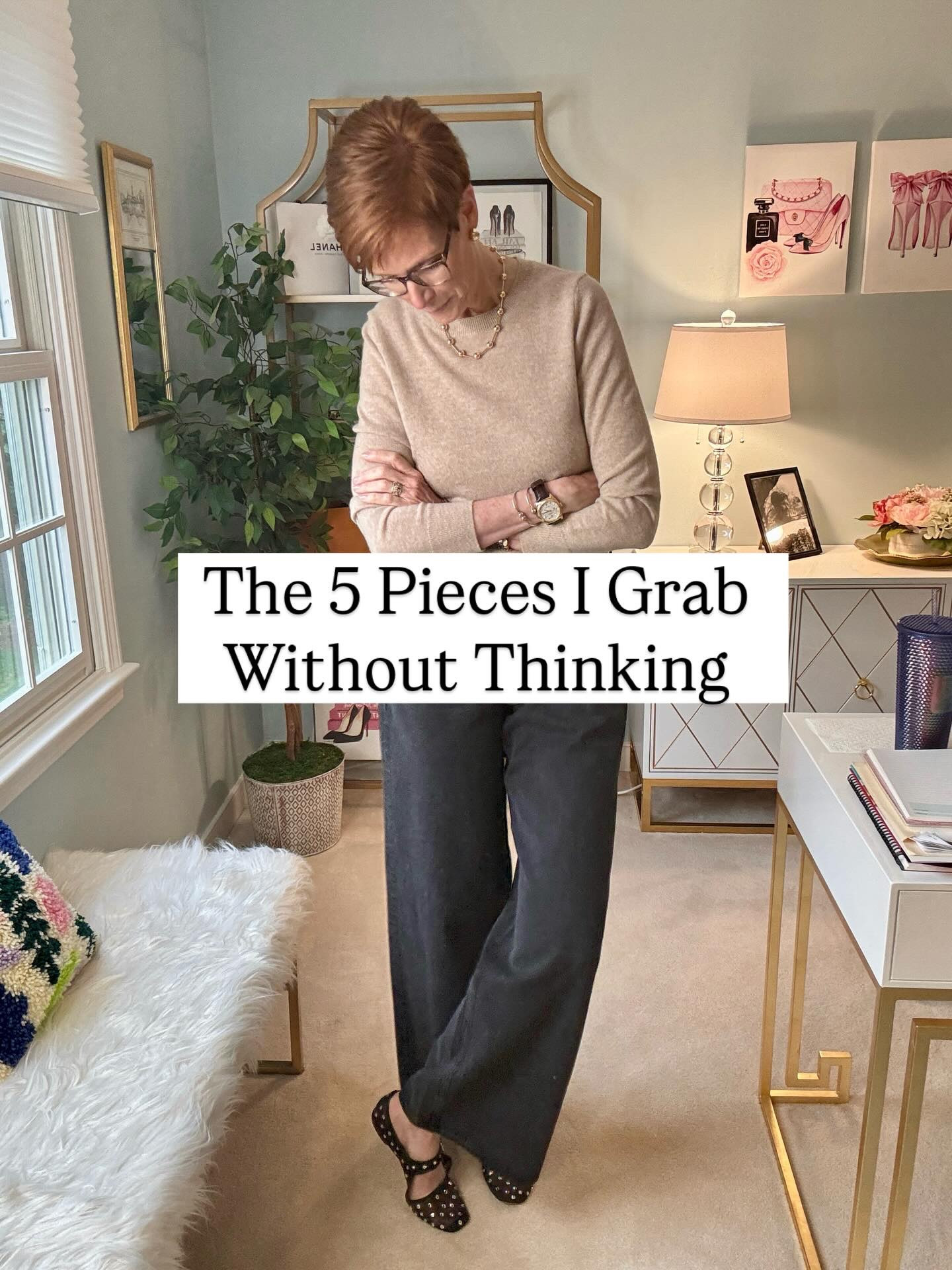 The 5 Pieces I’m Wearing on Repeat This Winter

Want the links? Like, Follow & Comment HERO and I’ll send links right to your DM.
 Not trends. Not impulse buys. These are the pieces I grab without thinking — the ones that actually earn their place in my closet.
If you’re building a winter wardrobe that feels effortless, polished, and wearable at 40+, this is the foundation. These five pieces work together, mix easily, and show up in outfit after outfit — errands, travel days, lunches, and everything in between.

Inside this carousel: • My most-worn cashmere crewneck • The relaxed jeans I keep reaching for • Elevated black wide-leg denim • A structured cashmere cardigan that pulls looks together • A denim button-down that layers beautifully all winter

Save this if you want fewer clothes but better outfits. Share it with a friend who loves classic, repeat-worthy style.
Everything is linked in one ShopMy collection in my bio.

winter wardrobe women 40+, classic winter outfits, pieces I wear on repeat, cashmere sweaters women, wide leg jeans tall, winter capsule wardrobe

#ClassicStyle #WinterOutfits #StyleOver40 #TallWomenFashion

#LTKOver40 #LTKTall #LTKootd