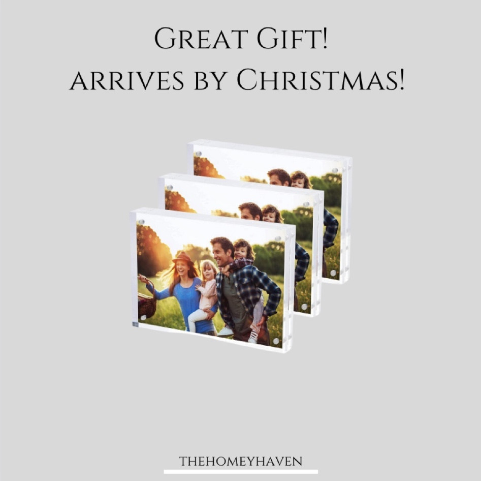Great gift for her! Arrives by Christmas! I’m giving to our parents with a family wedding photo from this year!

Gifts
Gift guide 


#LTKGiftGuide #LTKsalealert #LTKfindsunder50