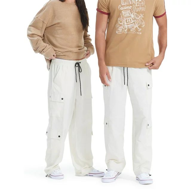 No Boundaries All Gender Synthetic Cargo Pants, Men's Sizes XS - 3XL | Walmart (US)
