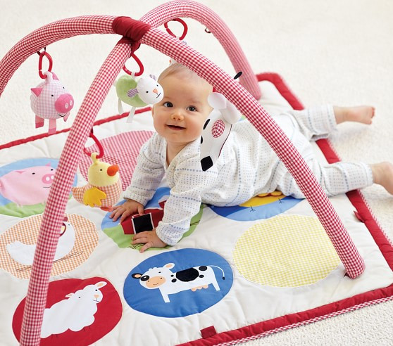 Skip Hop x pbk Fun on the Farm Activity Gym | Pottery Barn Kids