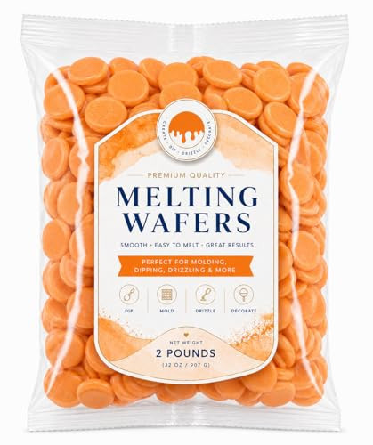Melting Chocolate Wafers – Assorted Colors – Candy Melts for Baking, Dipping & Decorating (Orange) | Amazon (US)