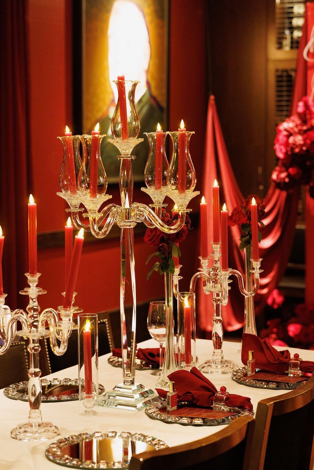 Crystal X Deep Red Decor 

#LTKvlog #LTKWedding