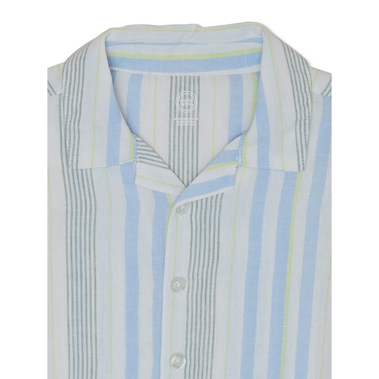 Wonder Nation Baby & Toddler Boys' Camp Shirt, Sizes 12M-5T | Walmart (US)