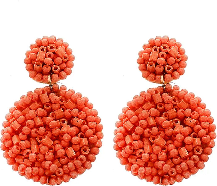Panacea Beaded Circle Drop Earrings | Nordstrom | Nordstrom