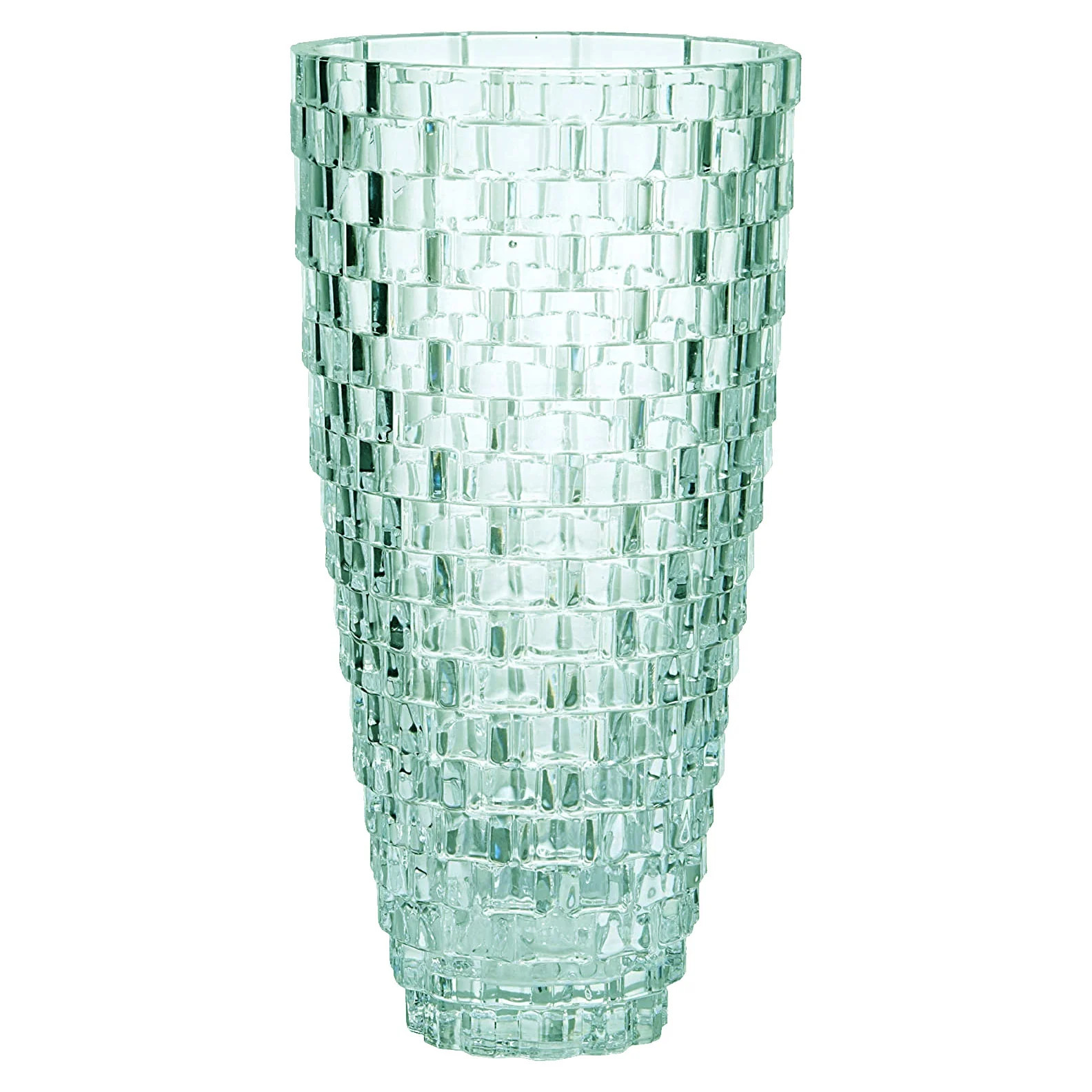 Suzy Levian New York Green Crystal Weaving Vase | SUZY LEVIAN