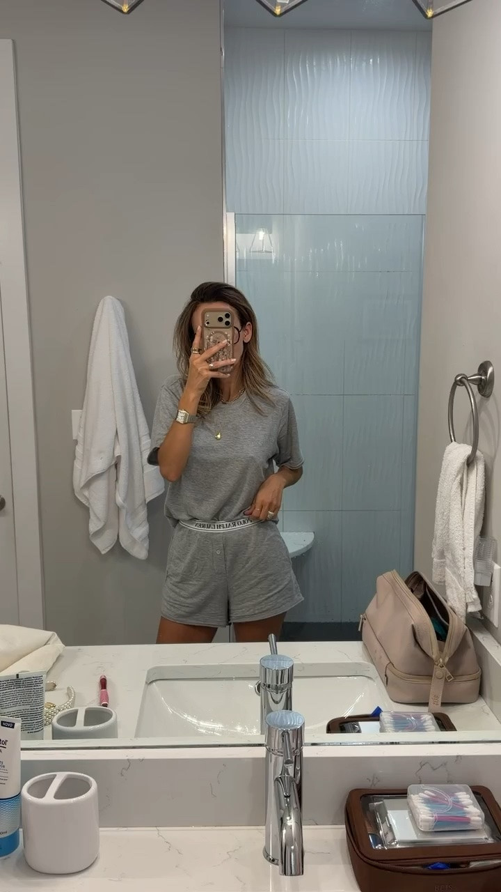 Cotton PJs I always take on my travels, these are my comfiest set

#LTKselfcare #LTKdayinmylife #LTKmorningroutine
