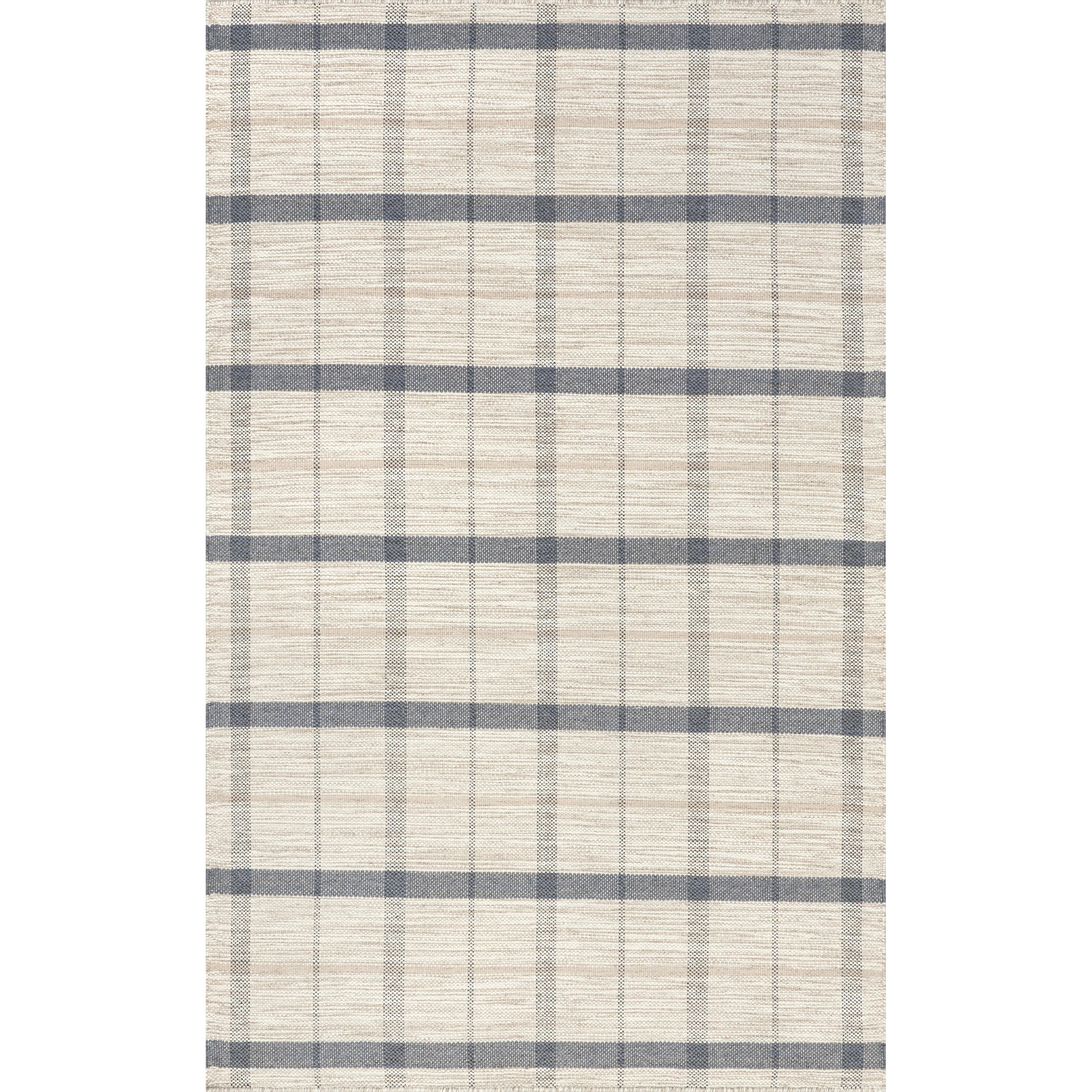 Alpert Vintage Plaid Wool Blend Area Rug | Wayfair North America