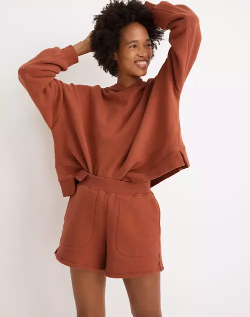 MWL Airyterry Stitched-Pocket Sweatshorts | Madewell