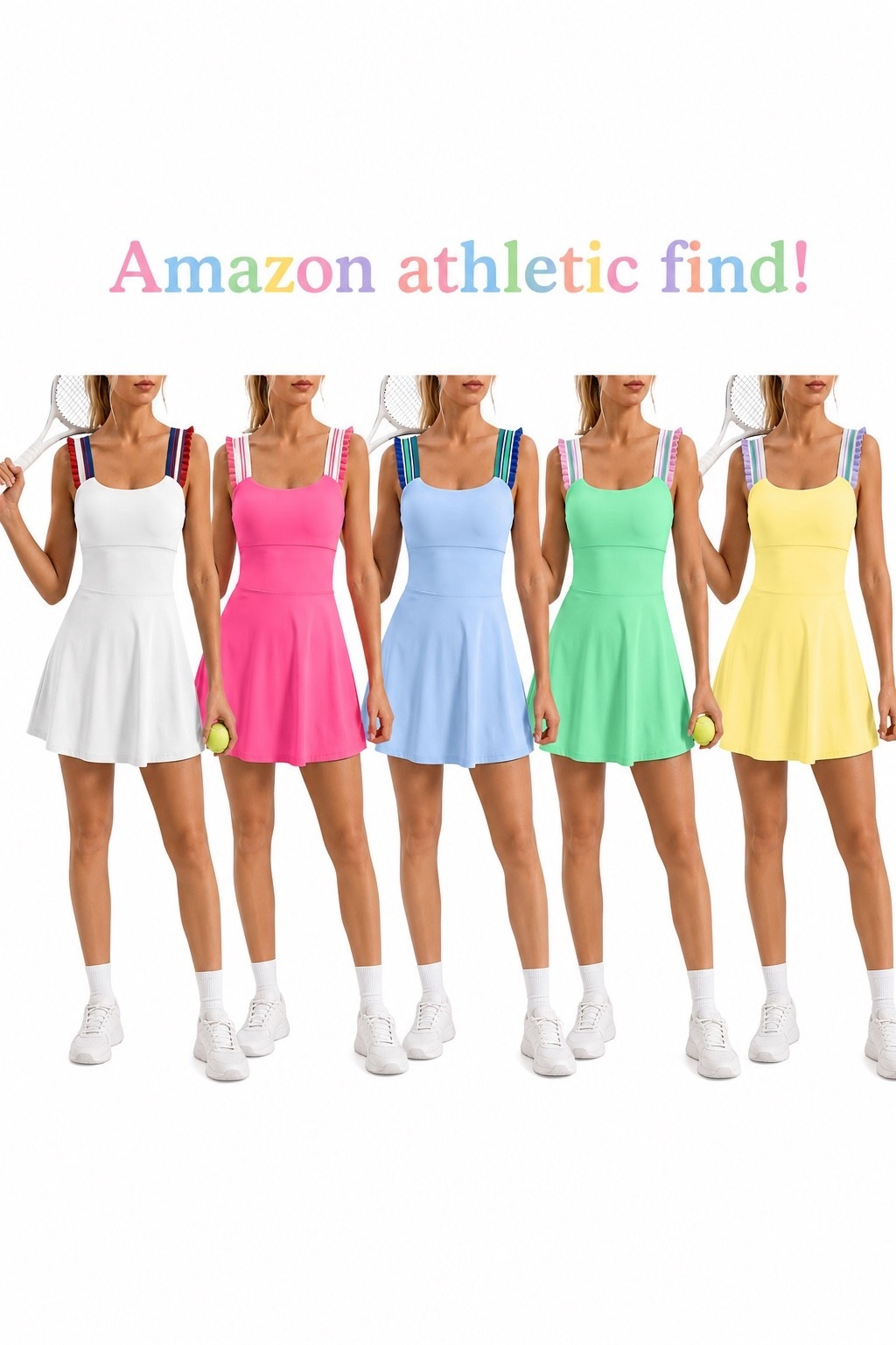 OBSESSED with this tennis dress! So cute and comes in so many colors! Just ordered the white and the red myself, super comfy and movable!

#LTKActive
