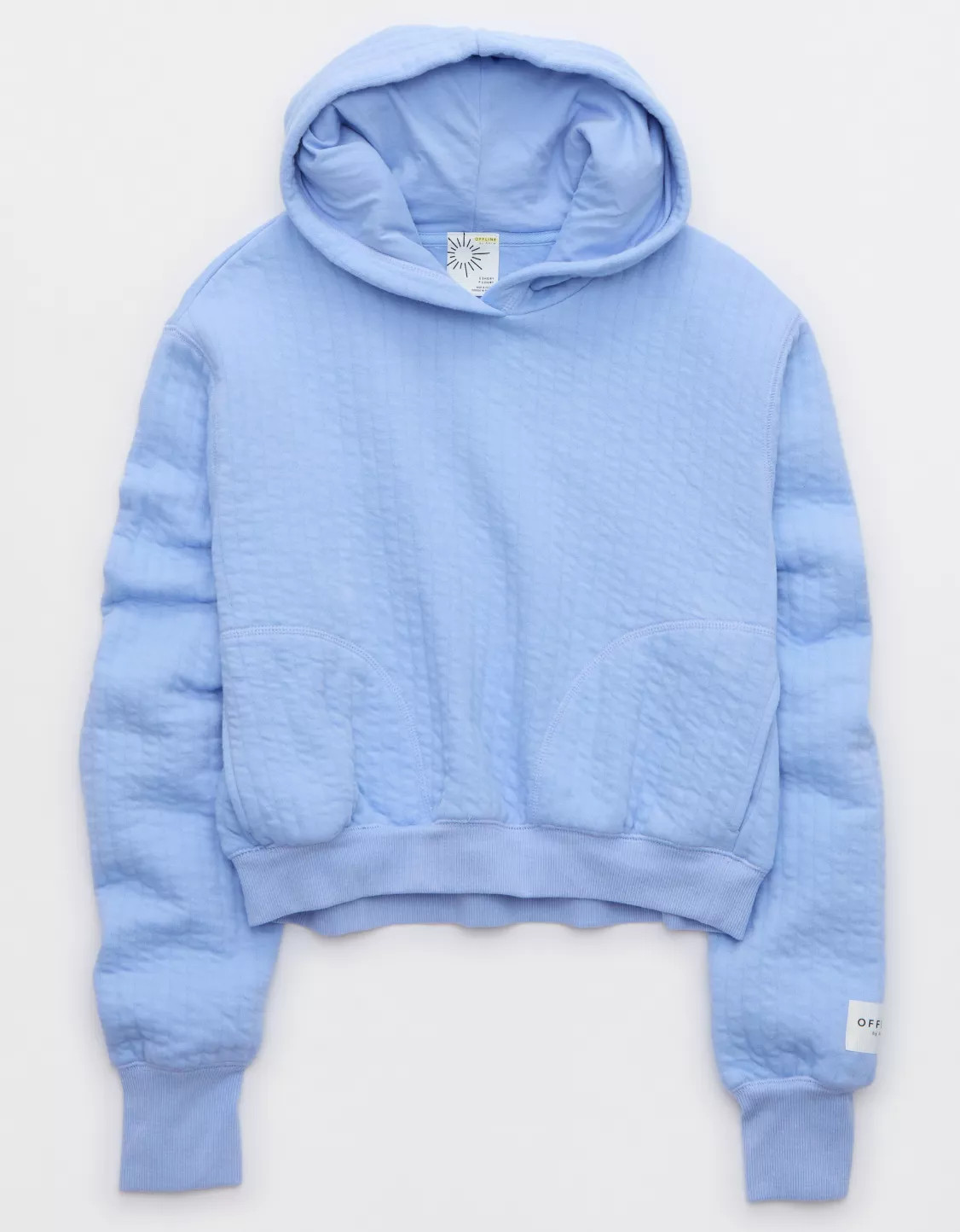 OFFLINE By Aerie Coffee Run Cropped Hoodie | American Eagle Outfitters (US & CA)