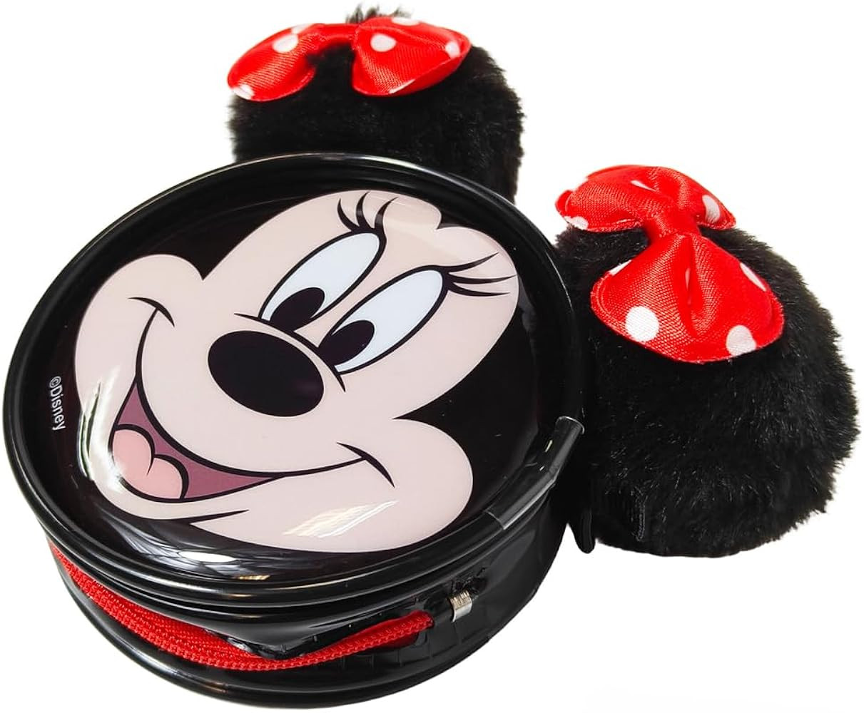 LUV HER Disney Minnie Coin Purse Keychain with Plush Ears – Includes 2 Hair Clips – Girls’ ... | Amazon (US)
