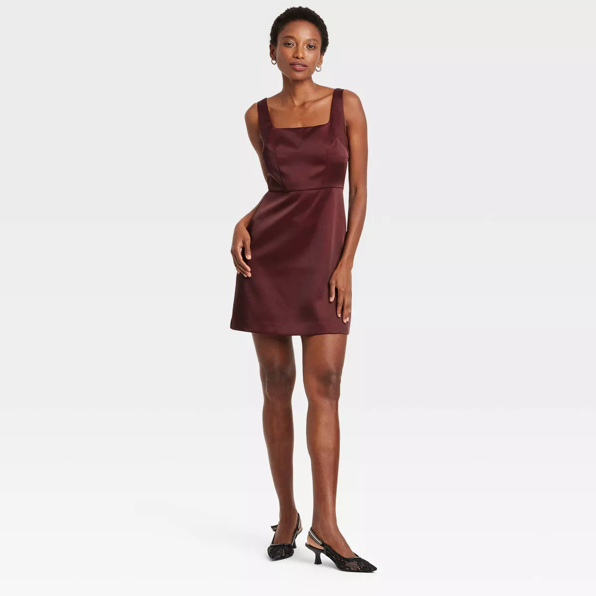 Women's Heavy Satin Mini Dress - A New Day™ | Target