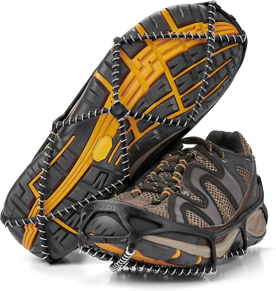 Yaktrax Walk Traction Cleats - 360-Degree Grip on Snow, Ice, & Multi-terrain Surfaces - Elastic O... | Amazon (US)
