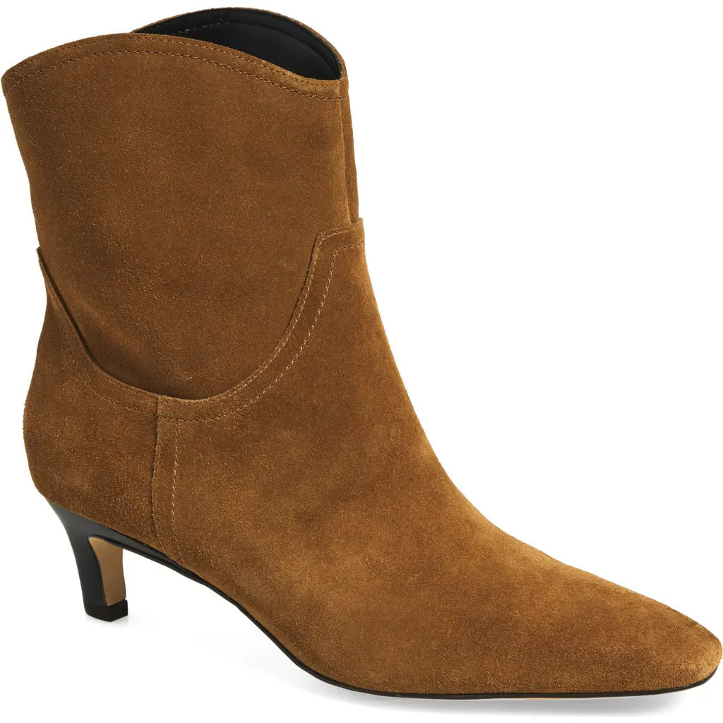 Nordstrom Atema Kitten Heel Bootie in Tan Nutmeg at Nordstrom, Size 9.5 | Nordstrom
