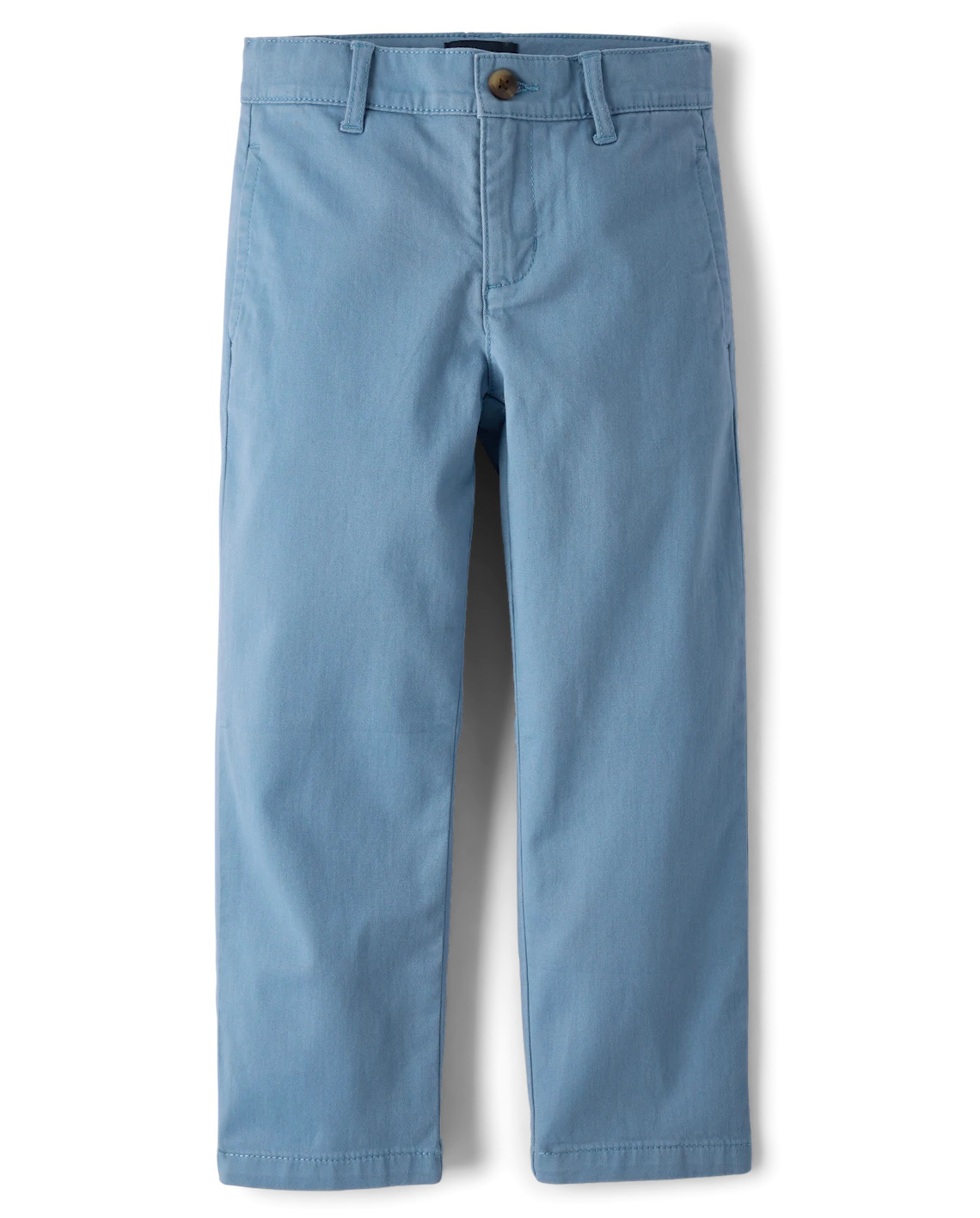 Boys Stretch Straight Chino Pants - blue | The Children's Place