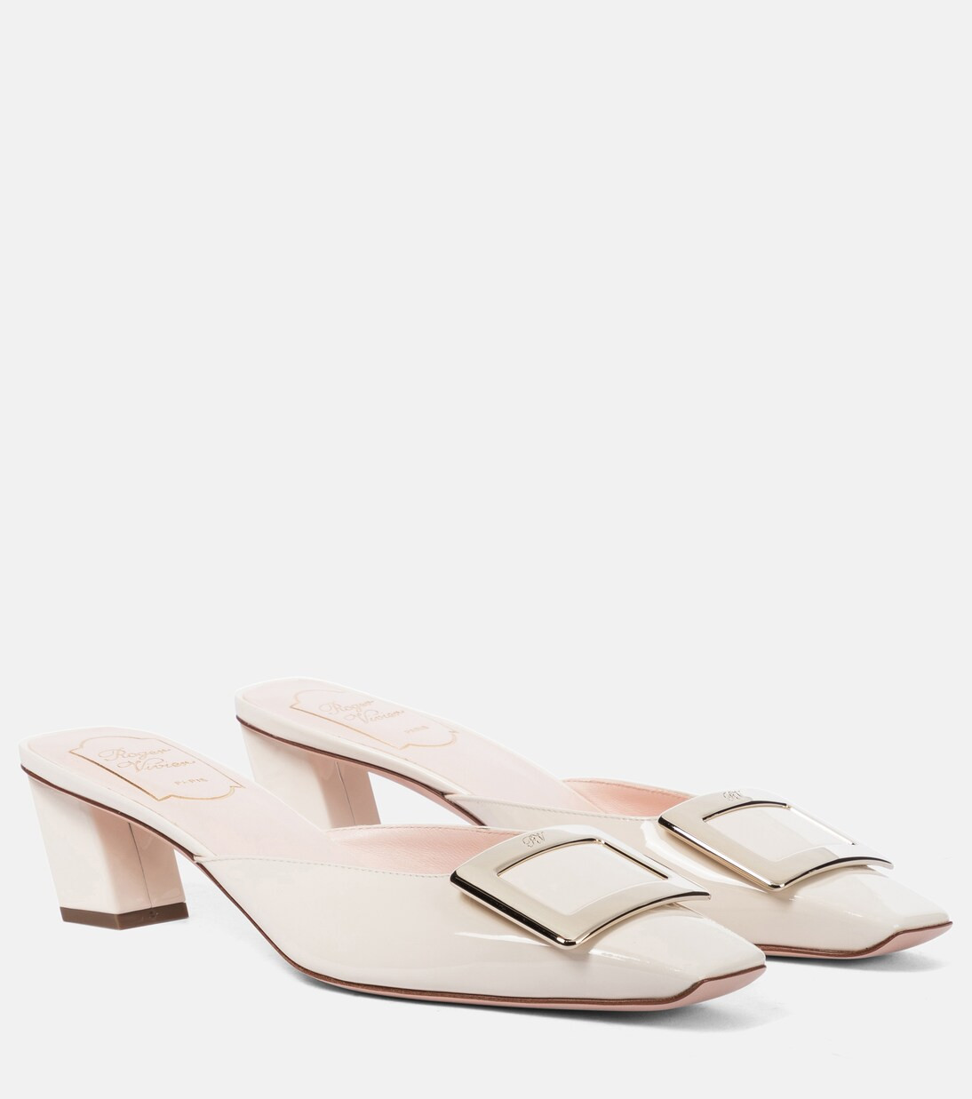 Belle Vivier 45 patent leather mules | Mytheresa (US/CA)