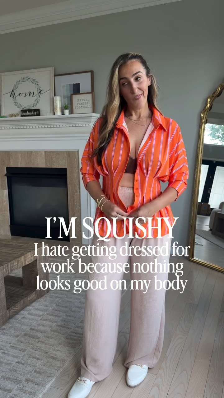 Great transition to fall options here! I worked in an office for many years and getting dressed was never fun to be honest. Until I finally figured out formulas and pieces that worked for me! Wearing a medium in everything. You could size down in the burgundy cardigan.

#fall2026trends #workwear #falltransition #fallworkwear #workdress #businesscasual #affordableworkwear 

 #LTKOver40 #LTKMidsize #LTKWorkwear
