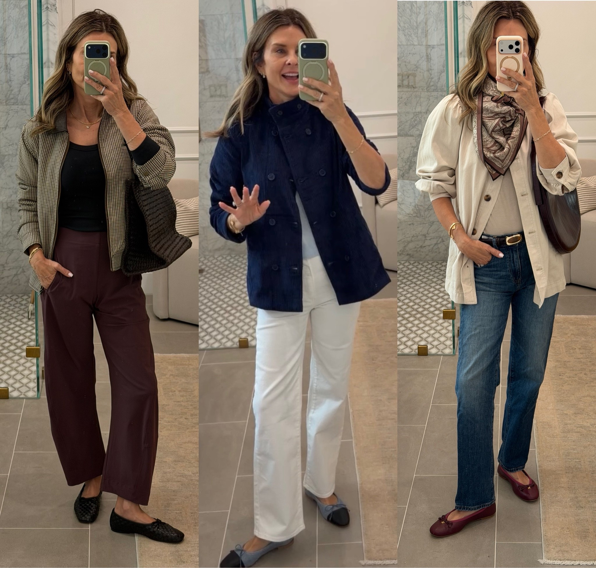 Fall jackets I love, I’m 5’6’’
-plaid jacket size XS. Can’t believe it’s Walmart!
-blue suede jacket size XS 
-cream jacket size XS

#LTKootd #LTKSeasonal #LTKOver40