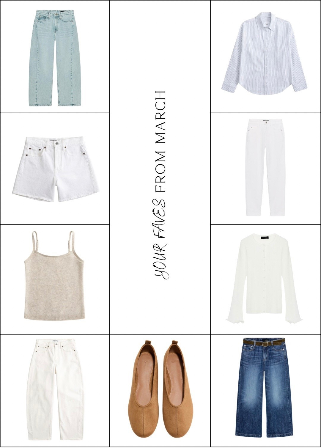 Your faves from March 🤍

#LTKeurope #LTKjeans #LTKspring