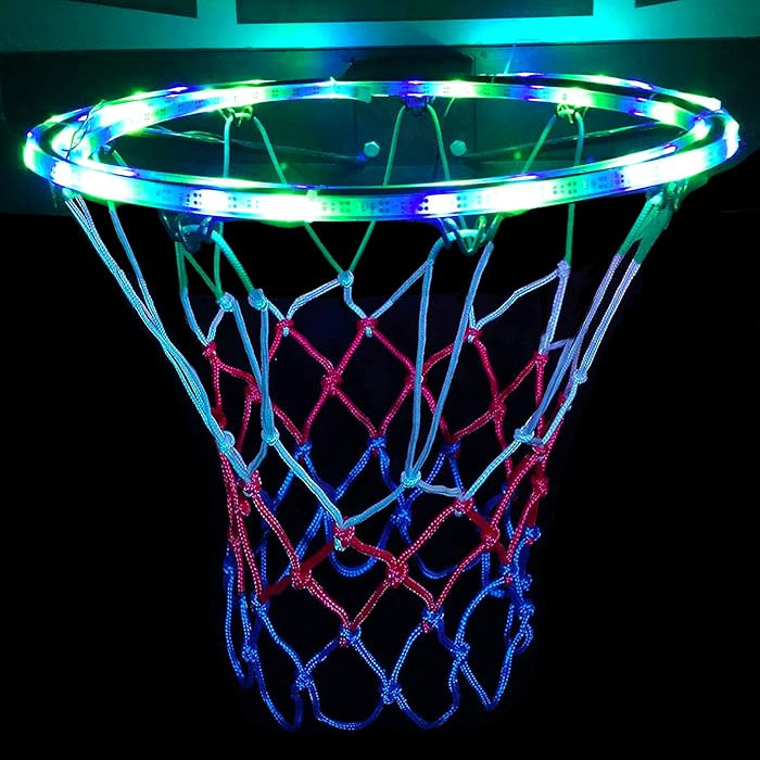 LED Basketball Hoop Lights, 18ft LED Basketball Rim Light for Basketball Lovers Waterproof 8 Mode... | Amazon (US)