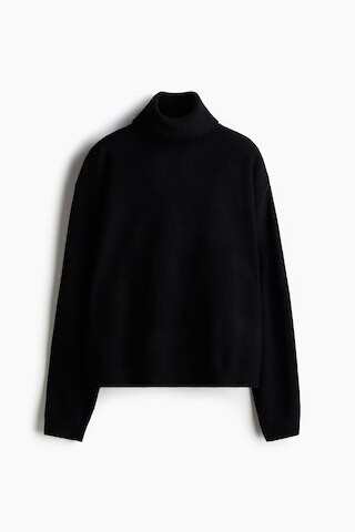 Cashmere polo-neck jumper | H&M (UK, MY, IN, SG, PH, TW, HK)