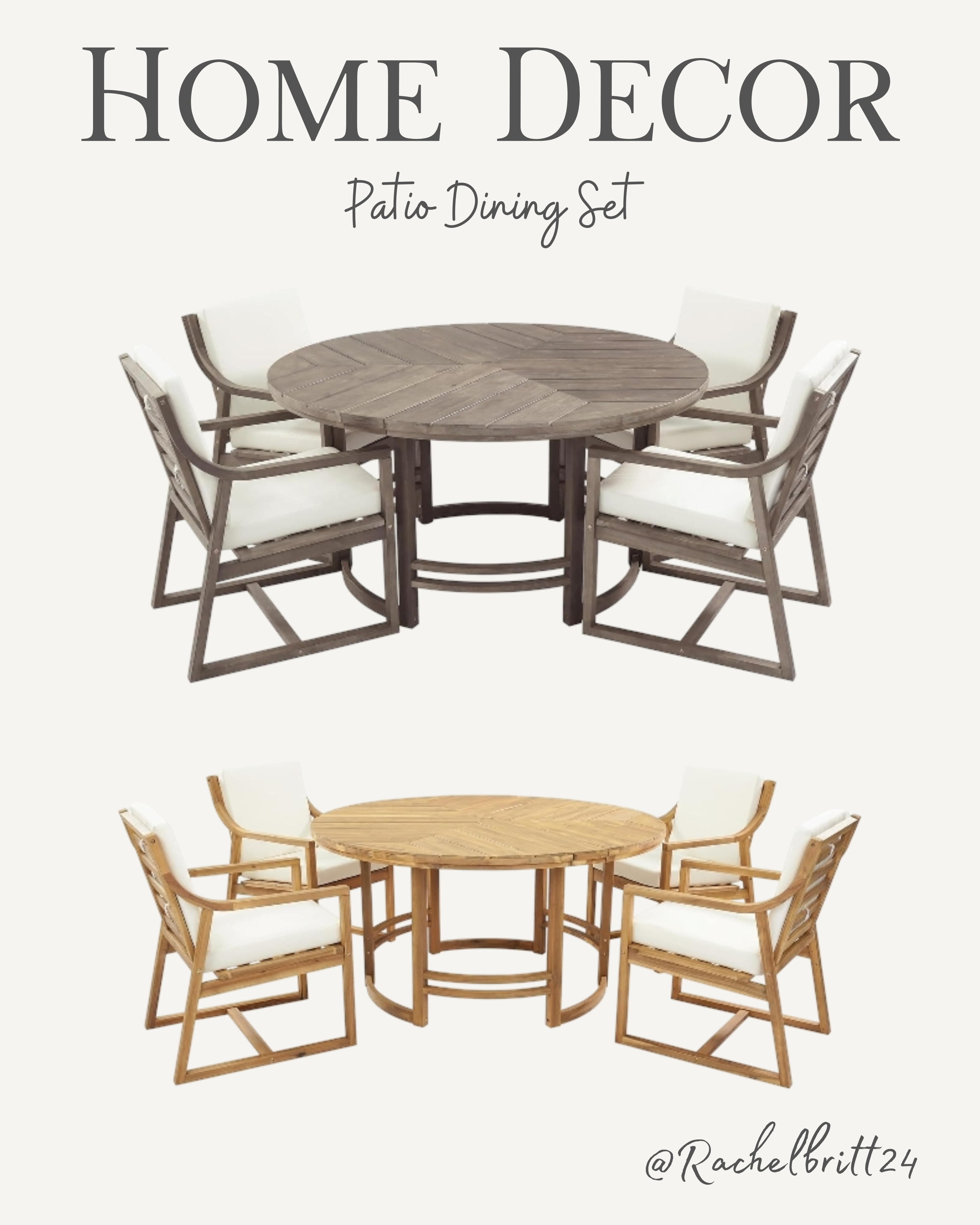Transform your outdoor space with this stunning patio dining set. Perfectly blending durability and modern design, it creates the ultimate setting for backyard gatherings and relaxing meals. Save this post to shop this outdoor dining favorite! #PatioDining #OutdoorLiving #PatioFurniture 

 #LTKdayinmylife #LTKHome #LTKSaleAlert